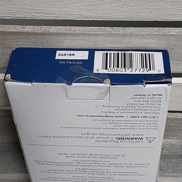 USB to Ethernet Adapter - Black | Insignia™ - Picture 5 of 6